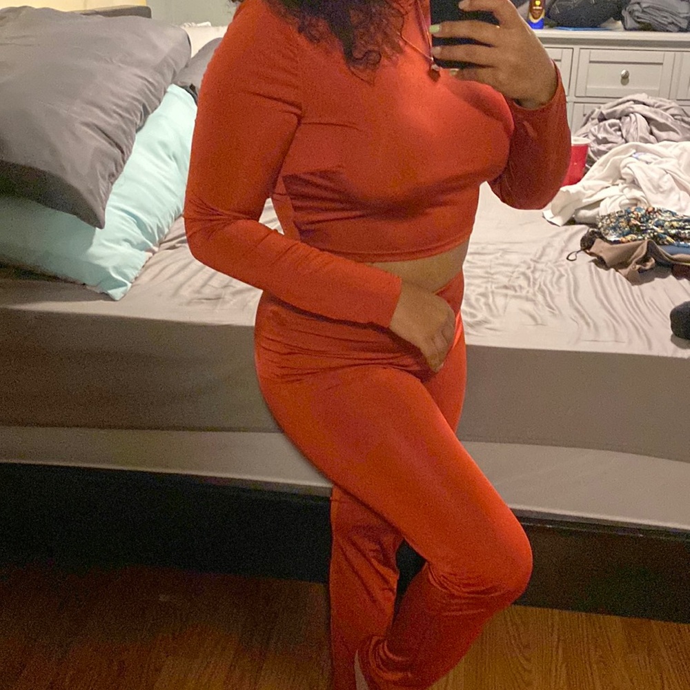 Two Piece Orange Set
